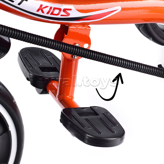 Велосипед 3-х колесный, оранжевый