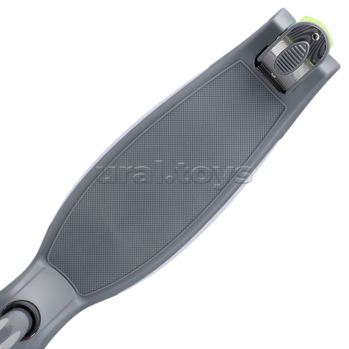 Самокат 3-х колесный ROCKET,колеса PU со светом, ABEC 7, серый