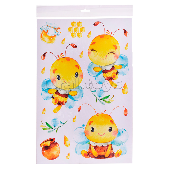 Декоративные наклейки. Пчелки (30х45 см)