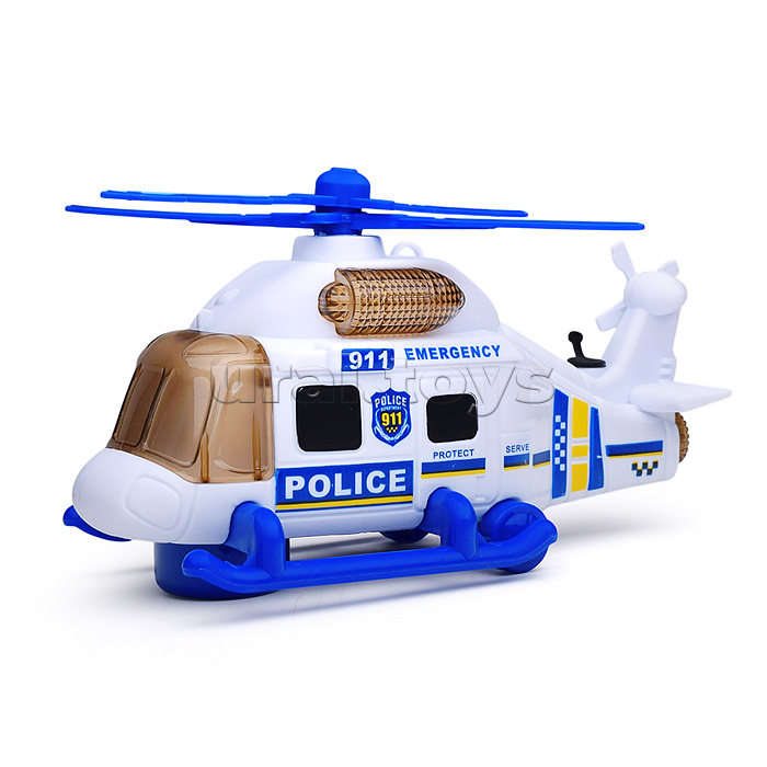 Вертолет "Полицейский вертолет" на батарейках, с распылением, в коробке