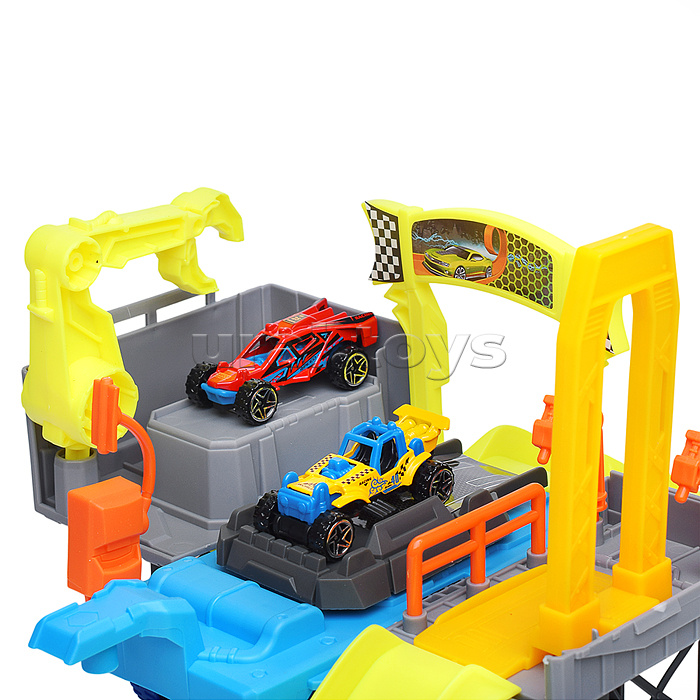 Набор машин "Катапульта" в коробке