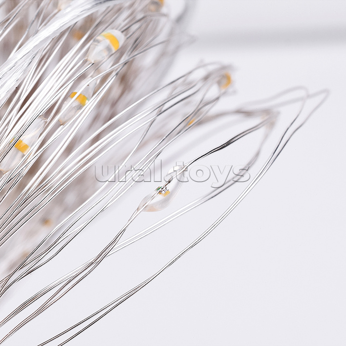 Электрогирлянда 20м, 200 ламп, цветная