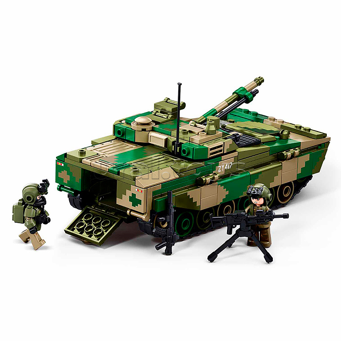 Конструктор "Боевая машина пехоты" (385 дет.) в коробке