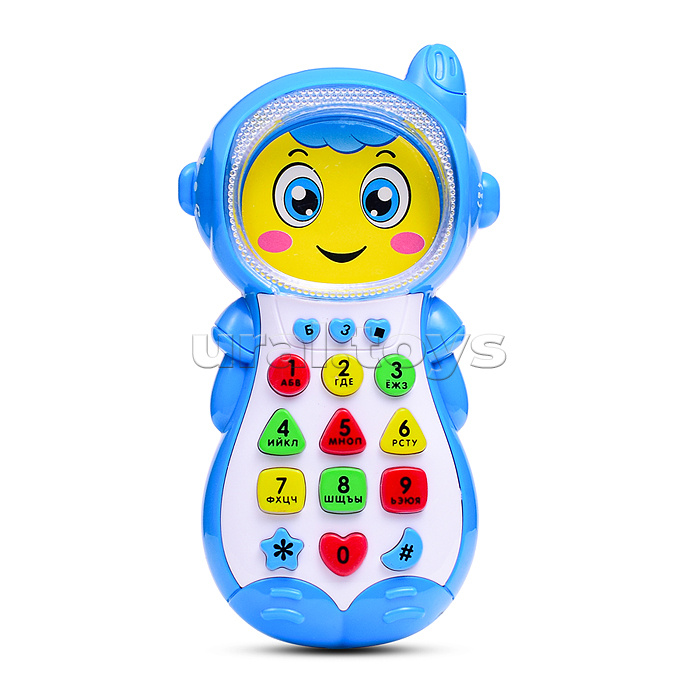 Телефон "Мой Умный Телефон" развивающий, на батарейках, в пакете