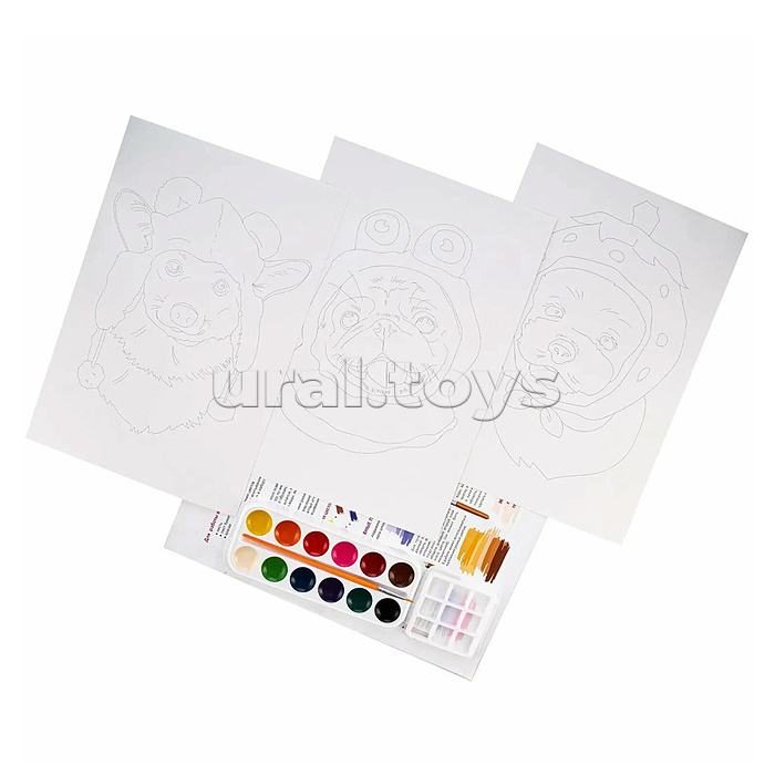 Скретчинг "Модные песики"