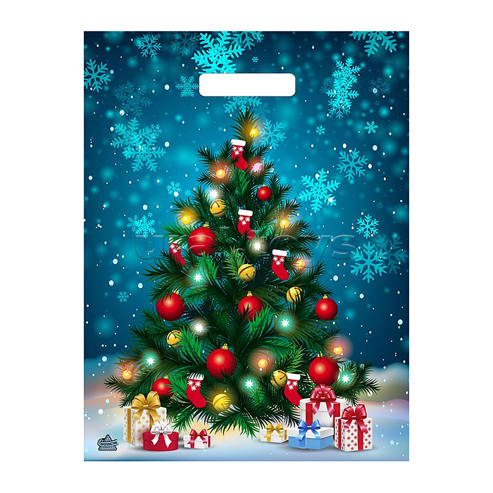 
Пакет "Яркая елочка" вырубной