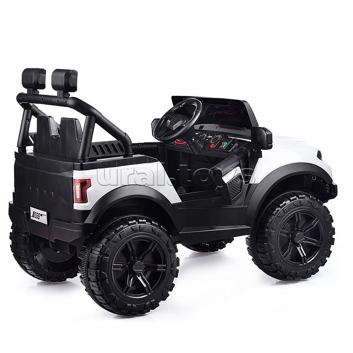 Электромобиль "Круиз" на аккумуляторе, с р/у управлением, в коробке (белый)