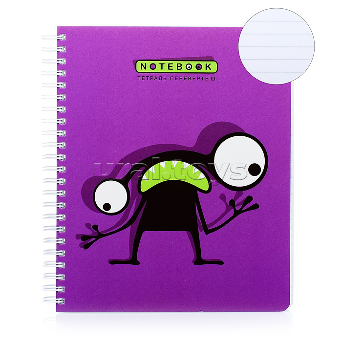Тетрадь 96л клетка/линия А5 гребень S Перевертыш Кляксоиды Тетрадь 96л клетка/линия А5 гребень S Перевертыш Кляксоиды