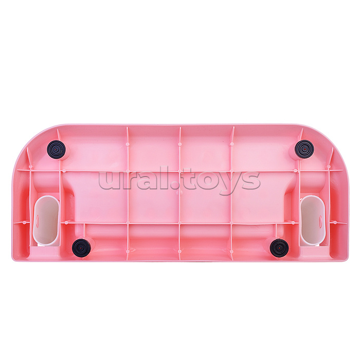 Детская накладка на унитаз со ступенькой (розовый)