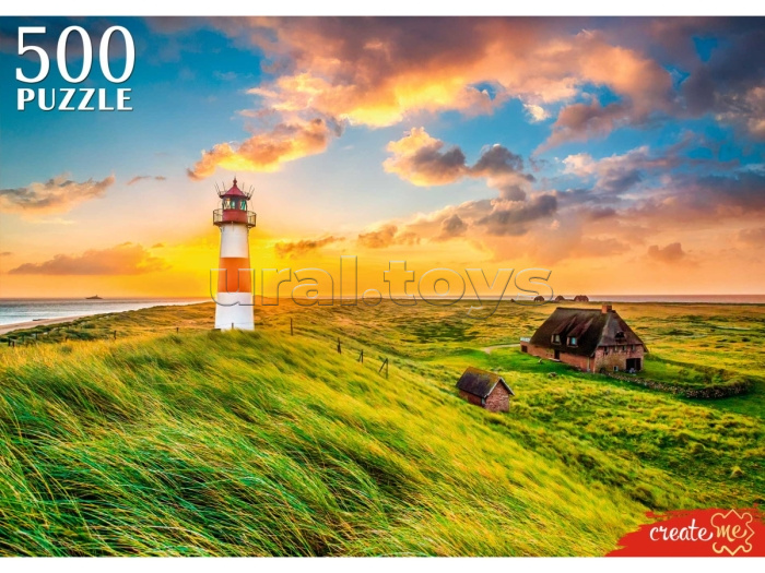Пазлы 500 "Маяк на закате" Пазлы 500 "Маяк на закате"