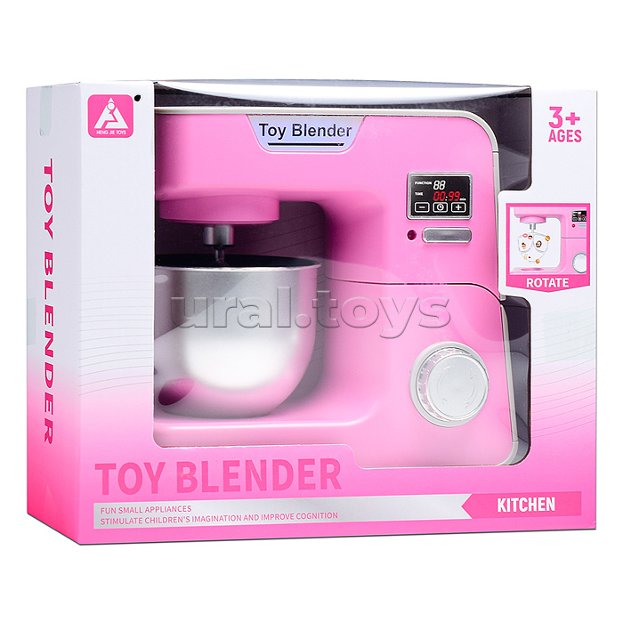 Бытовая техника "Блендер"в коробке( цвет розовый)