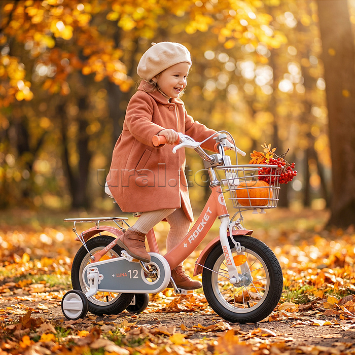 Велосипед 12" Rocket Luna, цвет розовый