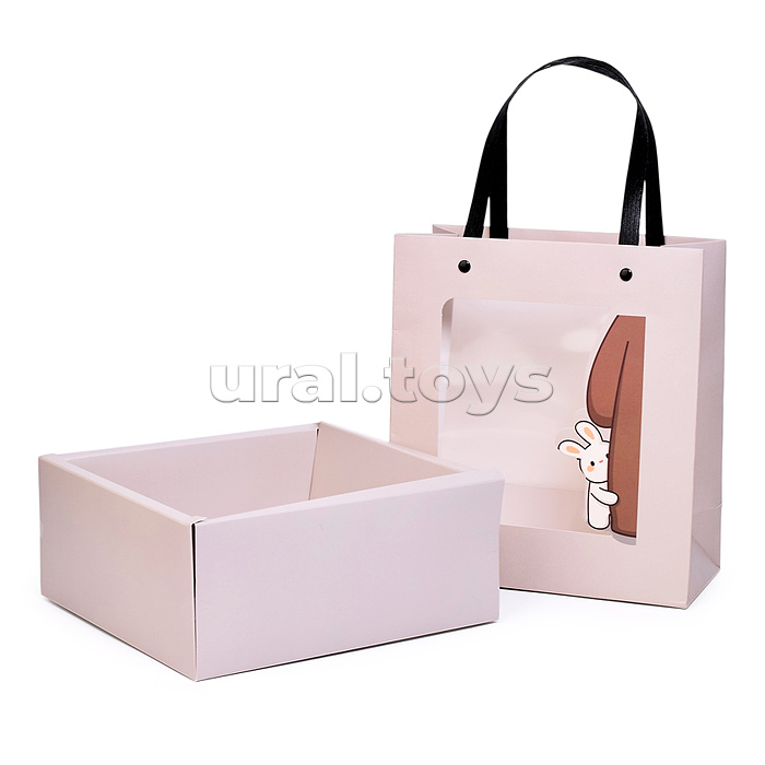 Пакет подарочный "Детская радость" 20.5*9.5*22.5 см.