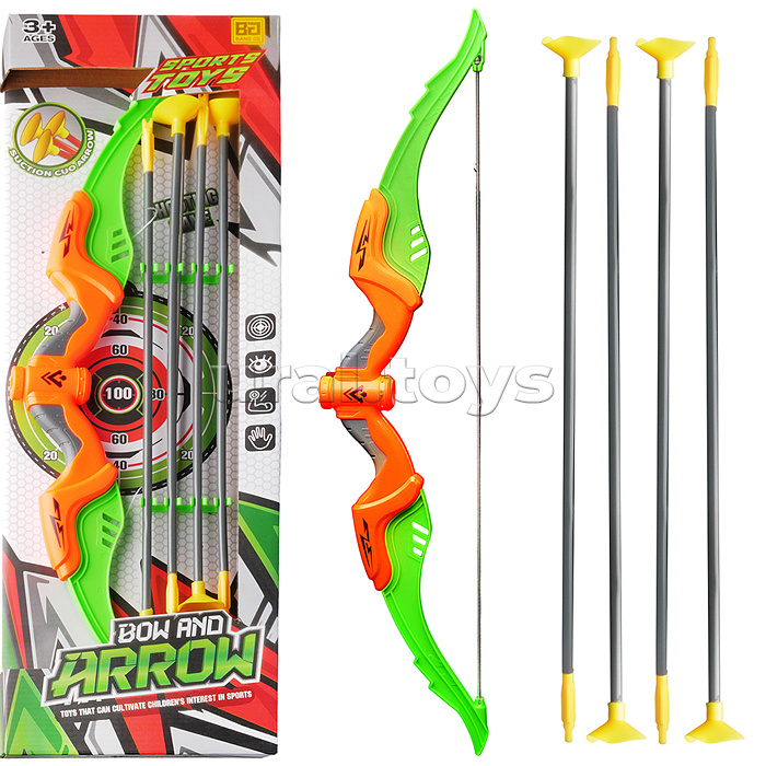 Набор лук "Точно в цель" в коробке