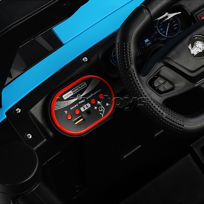 Электромобиль детский "Крутой внедорожник"(цвет синий)