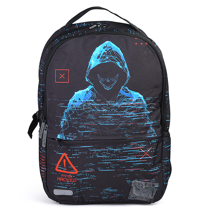 Рюкзак "Label. Hacker" подростковый 39x30x17 см (19 л) вес 750 г, эргономичная вентилируемая спинка