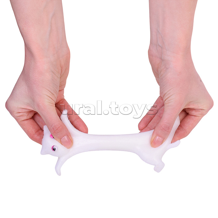 Игрушка - антистресс "Белая кошечка"