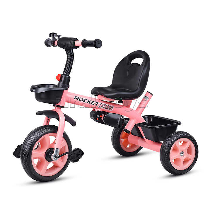 Велосипед 3-х колесный, розовый