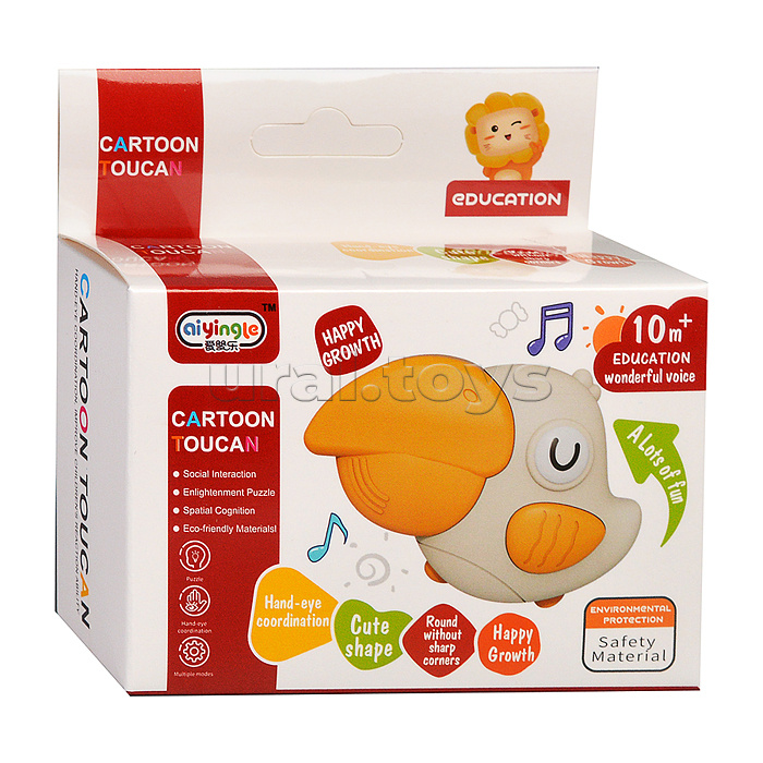 Игрушка музыкальная "Тукан" в коробке
