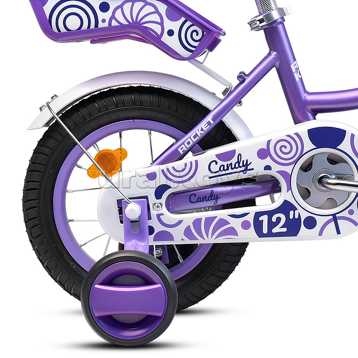 Велосипед 12" Rocket Candy, цвет фиолетовый