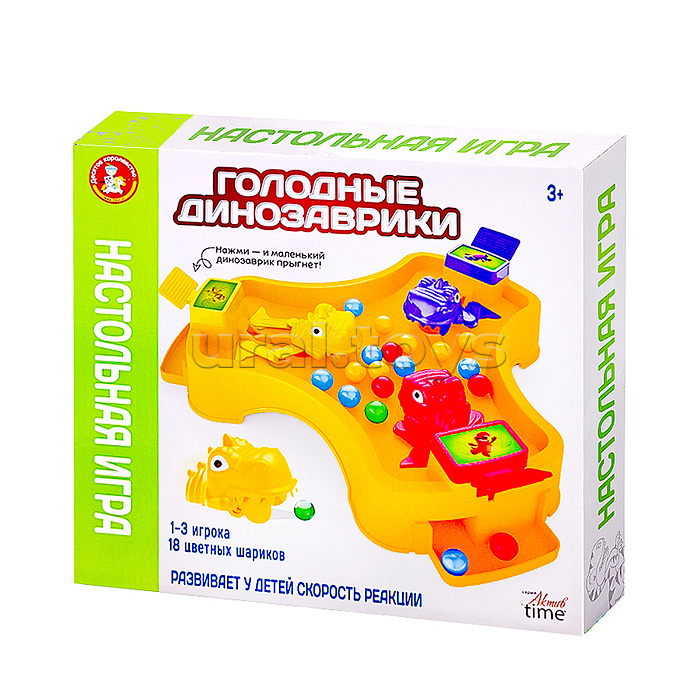 Игра настольная "Голодные динозаврики"