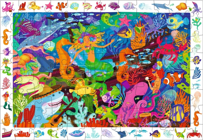 IQ Пазл с развивающей игрой 96 "Морская сказка" 6+ (new)