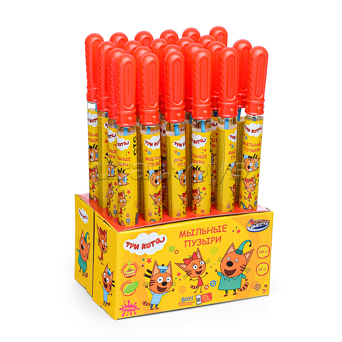 Мыльные пузыри "Три Кота" 120мл,