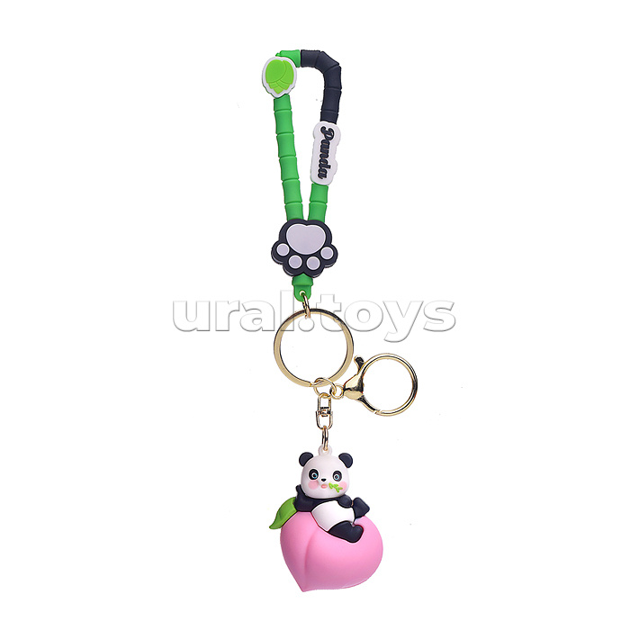 Брелок "Панда на фрукте" (микс)