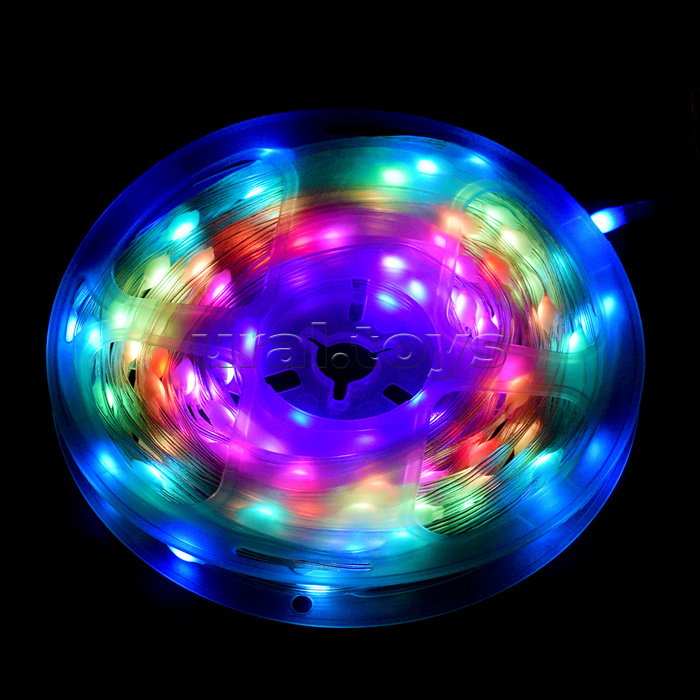 Электрогирлянда светодиодная Роса, 10м, пульт, USB, цветная