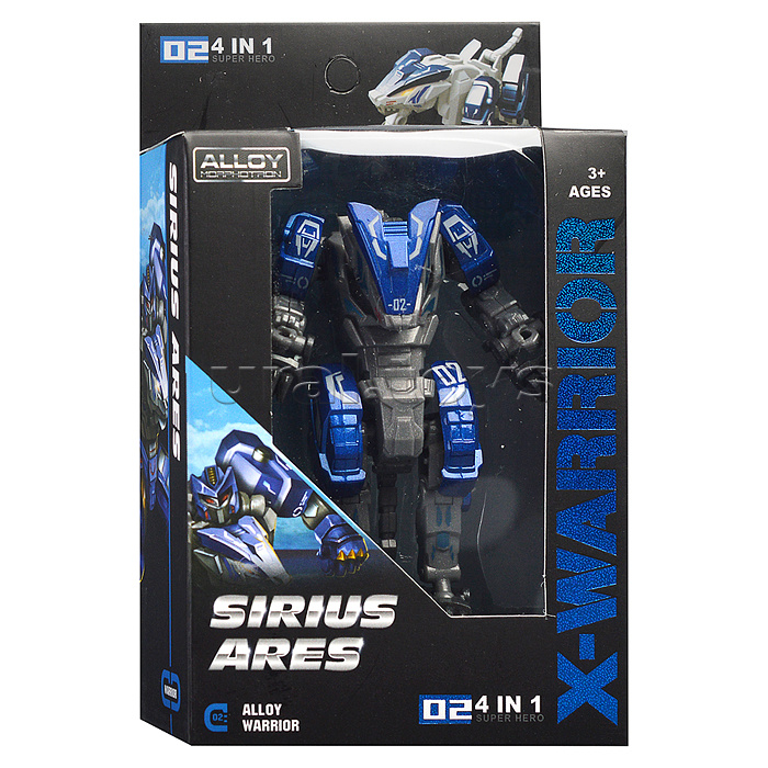 Робот "Икс - воин" трансформирующийся, в коробке
