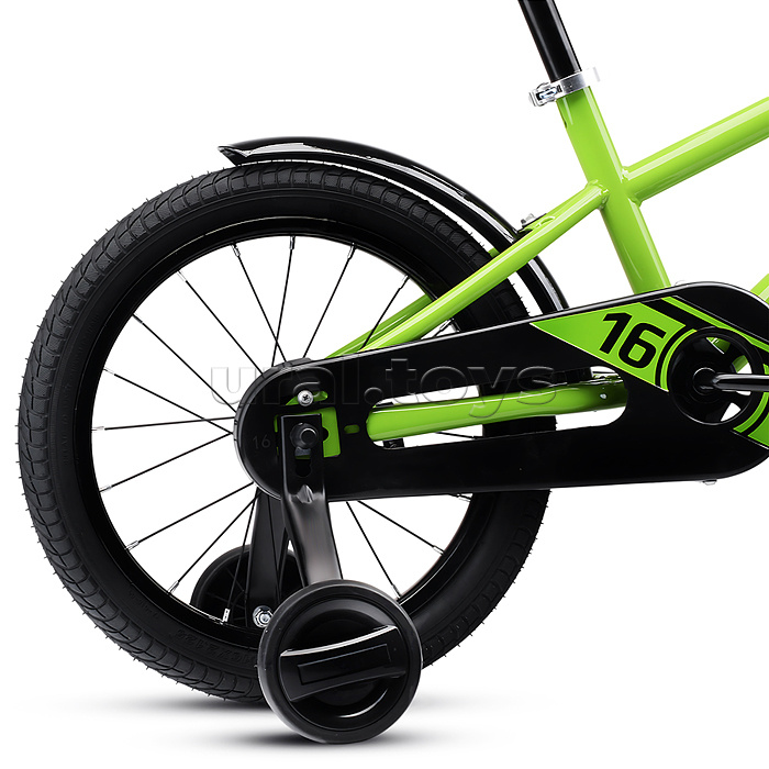 Велосипед 16" Rocket Gloss, цвет зеленый