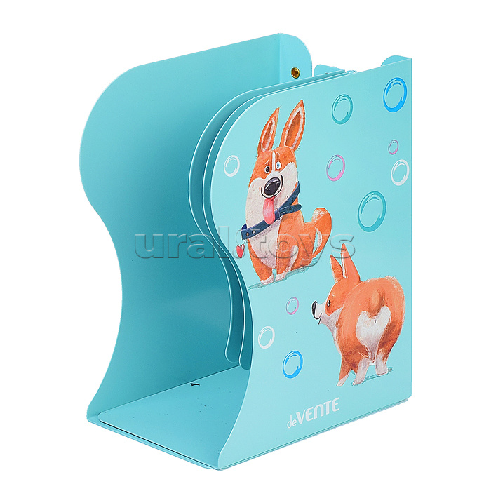 Подставка для учебников и книг "Hey Corgi" 19x14,7x9 см, металлическая, телескопическая Подставка для учебников и книг "Hey Corgi" 19x14,7x9 см, металлическая, телескопическая
