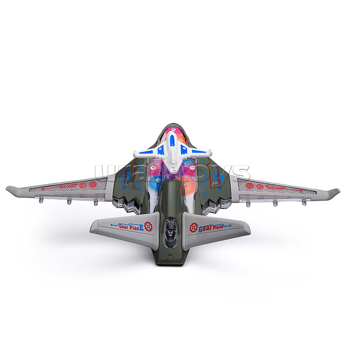 Самолет "Веселый полет" на батарейках, в коробке