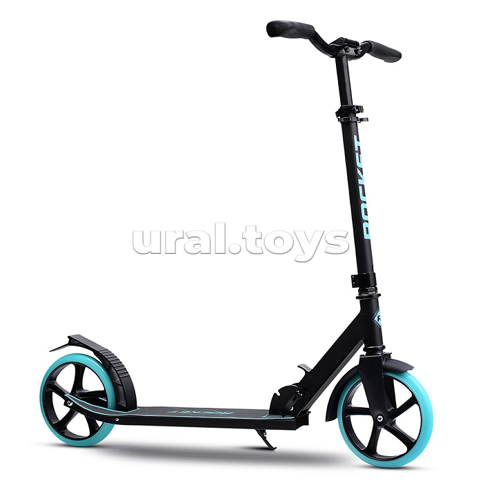 Самокат ROCKET, колеса PU 200 мм, ABEC 7, бирюзовый