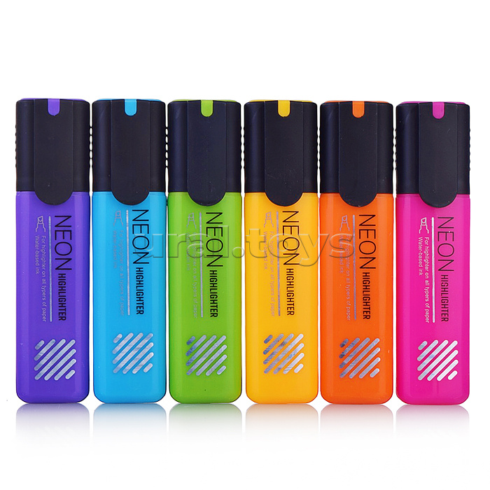 Набор маркеров-выделителей (6 цветов в наборе)