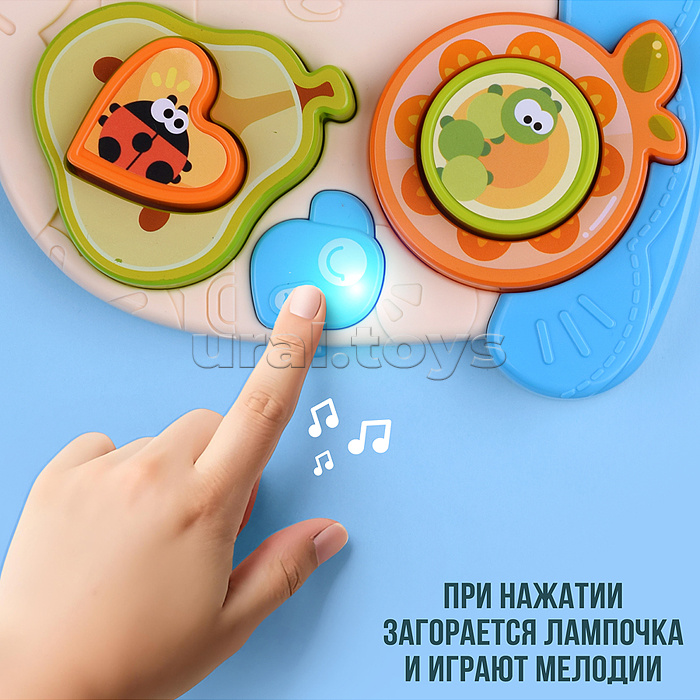 Развивающая музыкальная игрушка для познавания форм "Фрукты" в коробке Развивающая музыкальная игрушка для познавания форм "Фрукты" в коробке