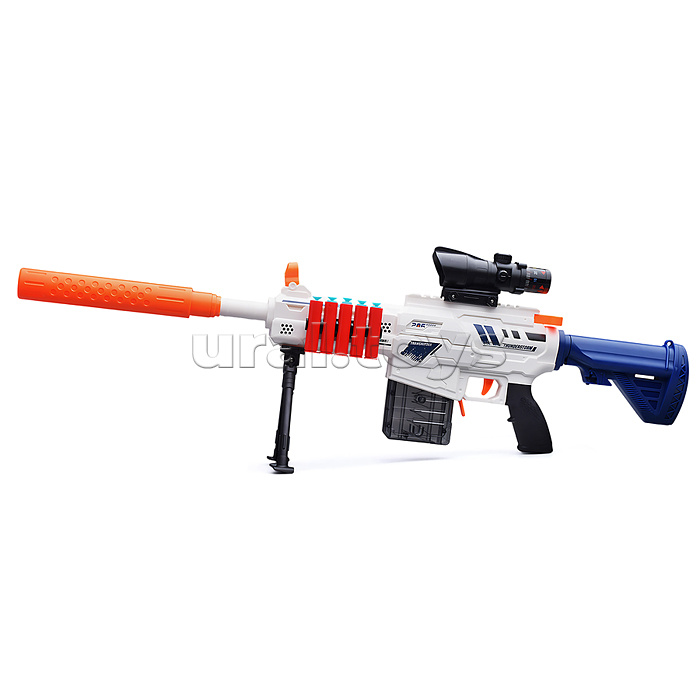 Бластер "Электро-Клык" с полимерными пулями, в коробке