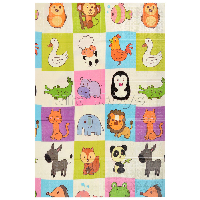 Коврик развивающий "Веселые мордашки" (120*180*0.8 см.) EVA
