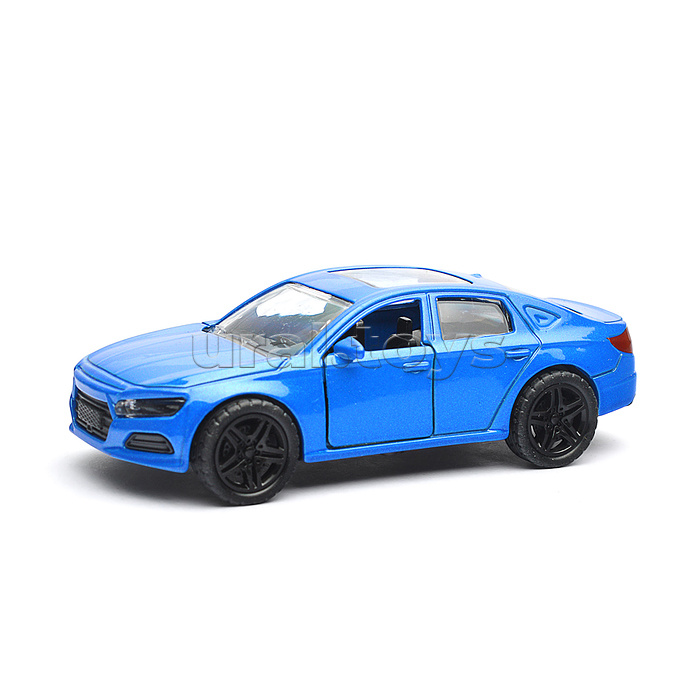 Синяя инерционная машинка с люком, die-cast, 1:32, открывающиеся двери