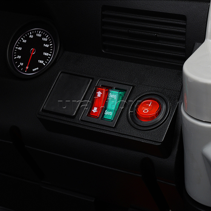 Электромобиль детский "Внедорожник" (цвет серый)