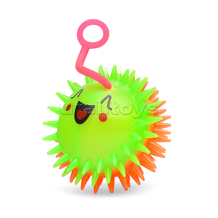 Игрушка-пищалка "Смайлик" (6,5 см.) в коробке