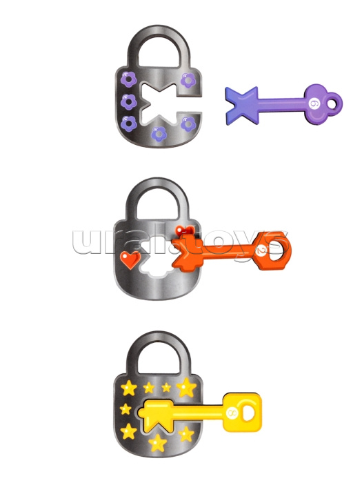 Игра развивающая деревянная "Ключи и замки" Far far land Wood