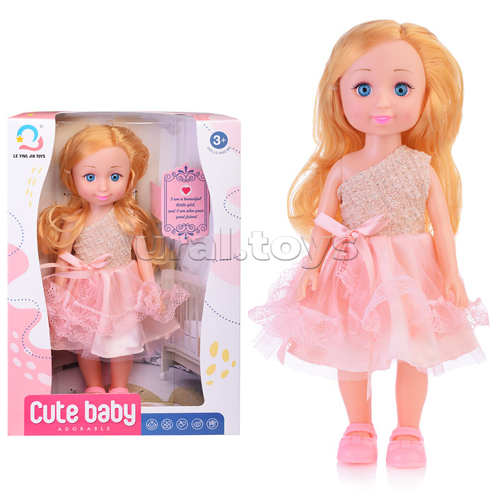Кукла "Даша" в розовом платье, в коробке
