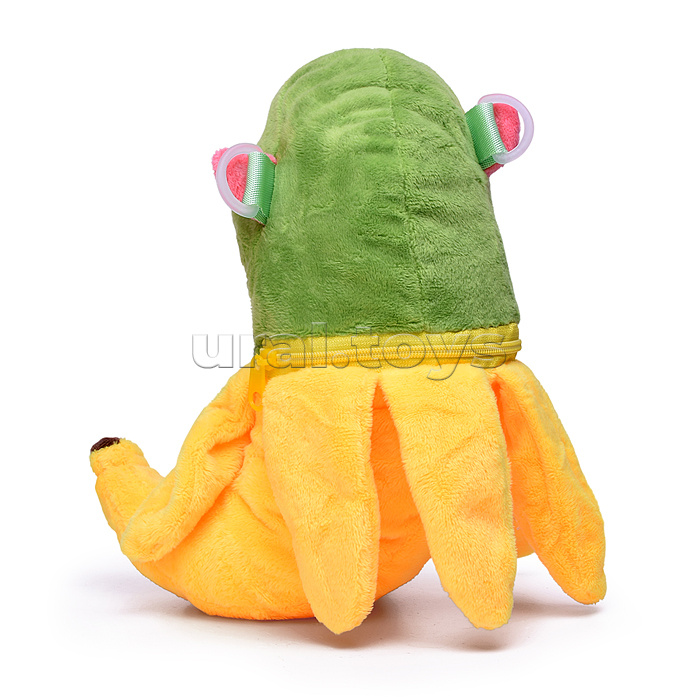 Мягкая игрушка "Обезьяна" с бананом, 30 см.