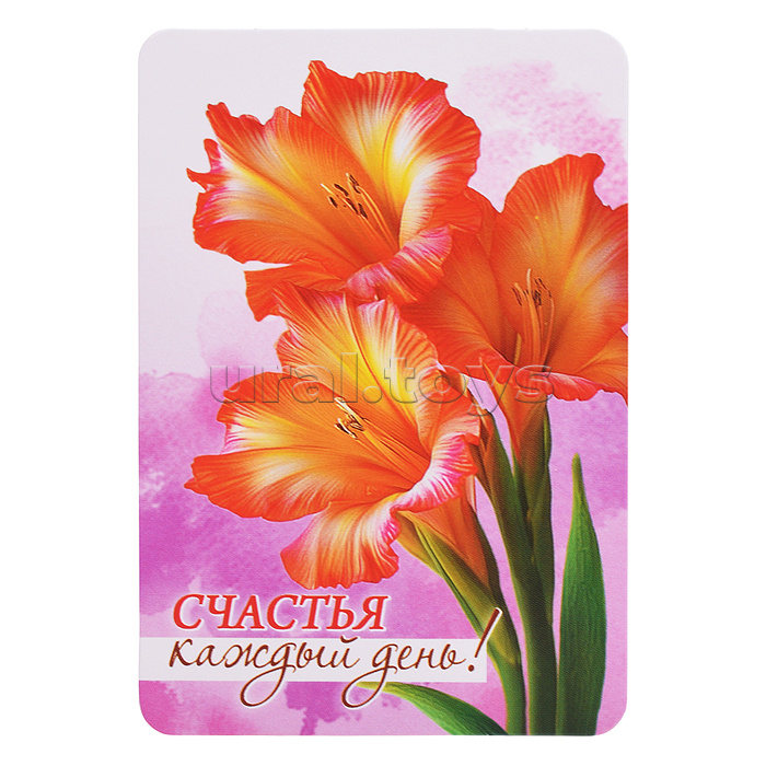 Набор мини-открыток "Акварельные цветы"