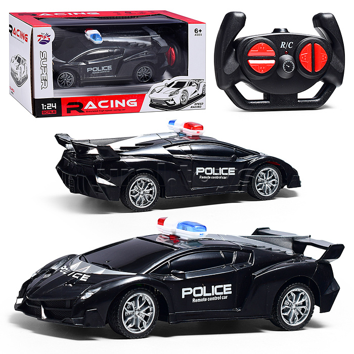 Машина "Полиция" р/у, 27 MHz, в коробке