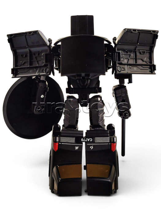 Робот "Ретро-коп" превращается в автомобиль, в коробке