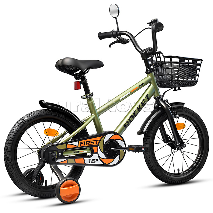 Велосипед 16" Rocket First, цвет хаки