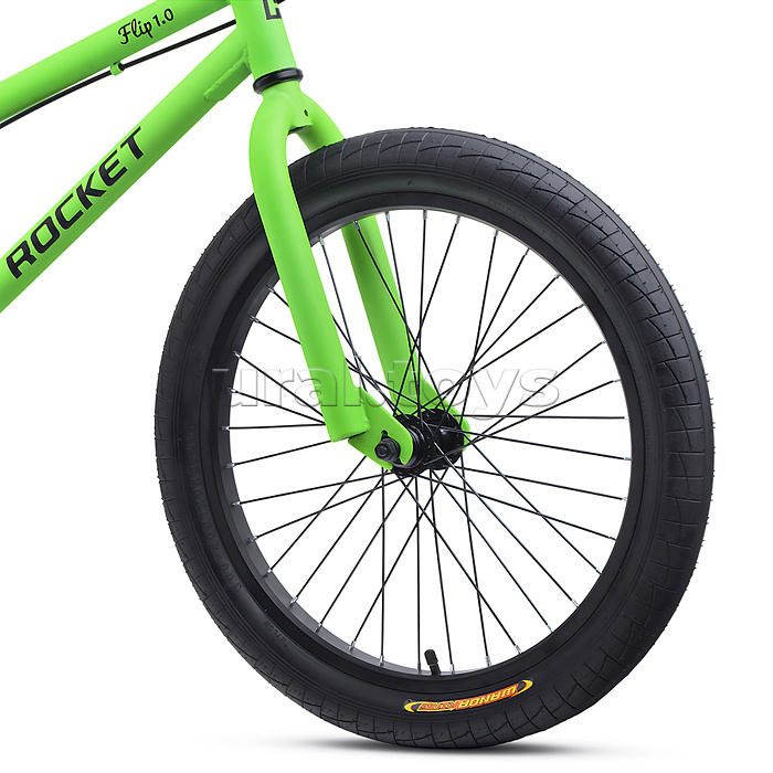 Велосипед 20" Rocket BMX Flip 1.0, цвет зеленый, размер 20,5"