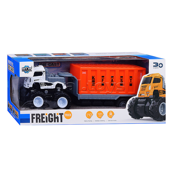 Машина "Мега контейнер" в коробке